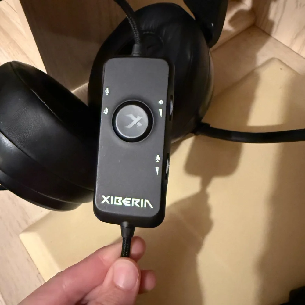 Black Gaming Headset with Microphone
